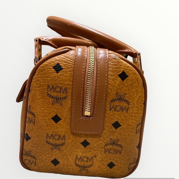 Vintage MCM Cognac Visetos Coated Canvas
Front Pocket Satchel Bag - Picture 5 of 16